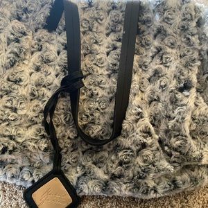 Mark & james (badgley mischka) faux fur purse